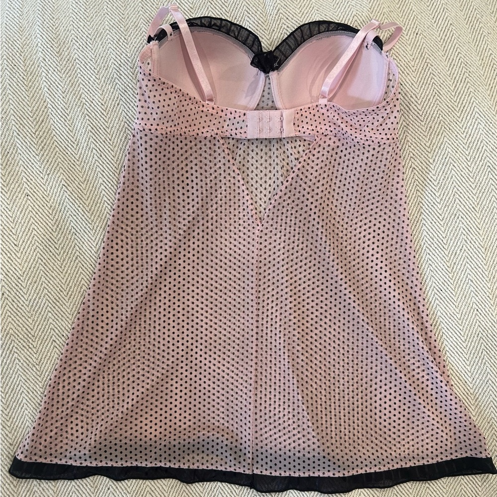 🤩 SALE RAMPAGE Lingerie Pink Babydoll - Picture 5 of 14